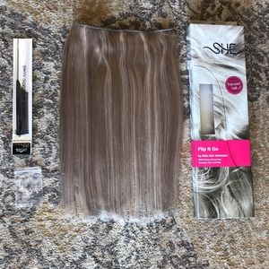 She Flip N Go 16-18in 100% Human Hair Extensions